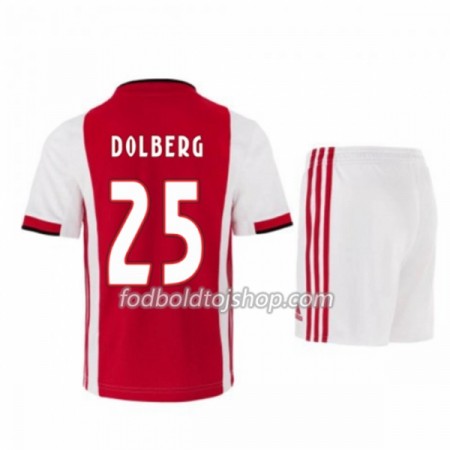 AFC Ajax Kasper Dolberg 25 Børn Hjemme Fodboldsæt 2019-20 S/S (+ Korte bukser)